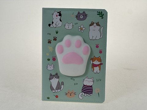 Notes (notatnik) kocia łapka A5 krata Adar (620599) Adar