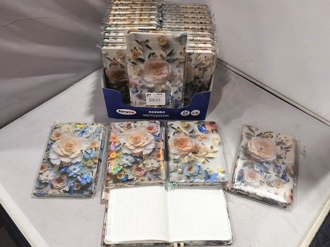 Notes (notatnik) kwiaty A6 krata [mm:] 160x110 Adar (620827) Adar