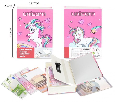 Skarbonka książka jednorożec Lean (23489) Lean