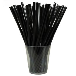 Słomka wielorazowe - proste czarne 20 szt Arpex (KS1960) Arpex