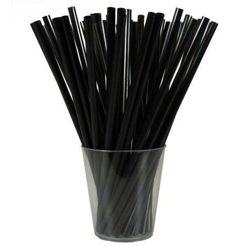 Słomka wielorazowe - proste czarne 20 szt Arpex (KS1960) Arpex