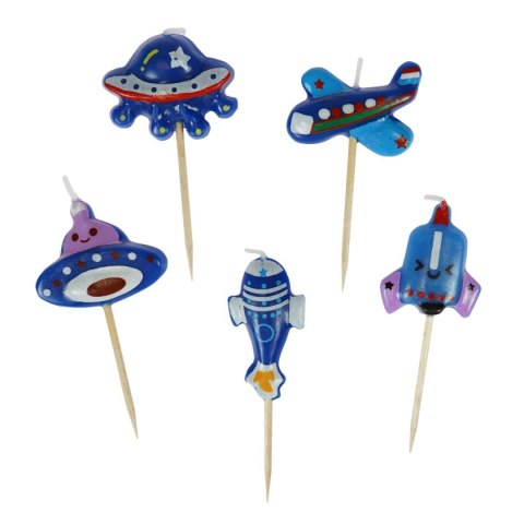 Świeczka urodzinowa galaxy 5szt. Arpex (DS7667) Arpex