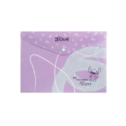 Teczka plastikowa na guzik Stitch A4 nadruk Patio (75125PTR) Patio