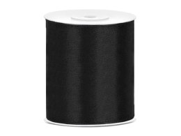 Wstążka Craft-Fun Series satynowa 100x25 [mm x m] czarny Titanum (100MM/25M 010) Titanum