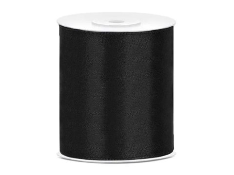 Wstążka Craft-Fun Series satynowa 100x25 [mm x m] czarny Titanum (100MM/25M 010) Titanum