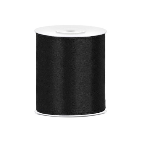 Wstążka Craft-Fun Series satynowa 100x25 [mm x m] czarny Titanum (100MM/25M 010) Titanum