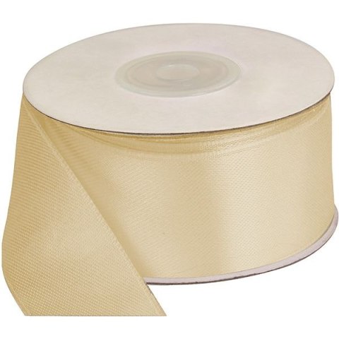 Wstążka Craft-Fun Series satynowa 38x25 [mm x m] kremowy Titanum (TS38-079) Titanum