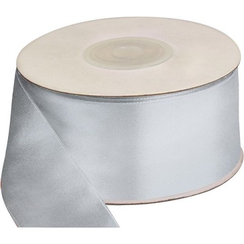 Wstążka Craft-Fun Series satynowa 38x25 [mm x m] srebrny Titanum (TS38-018) Titanum