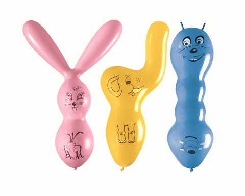 Balon gumowy PREMIUM FIGURY 3 szt mix Godan (GB/PG10) Godan