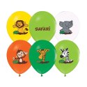 Balon gumowy Safari 5szt. mix 300mm 12cal Godan (GZ-SAF5) Godan