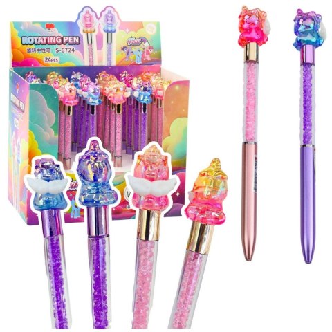 Długopis żelowy jednorożec wkład czarny 0,5mm Lean (21780) Lean