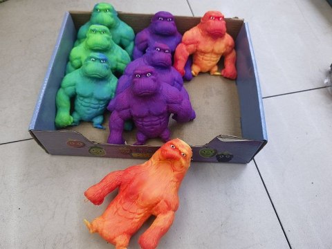 Gniotek z piaskiem, goryl, 11x9cm Adar (620124) Adar