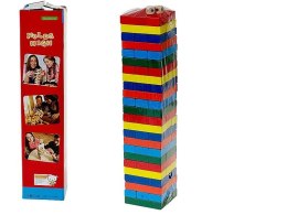 Gra logiczna wieża drewniana kolorowa Adar (609112) Adar