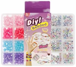 Koraliki dla dziewczynki zestaw do nawlekania Mega Creative (531420) Mega Creative