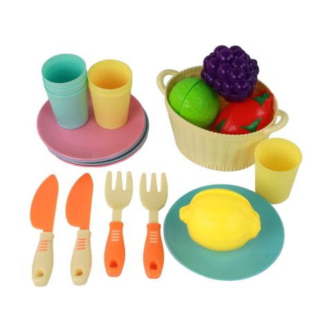 Naczynia zestaw 21 elementów Lean (15435) Lean