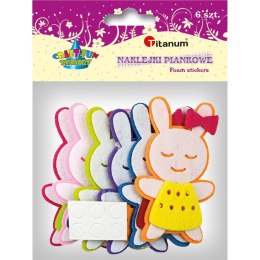 Naklejka (nalepka) Craft-Fun Series króliczki w sukienkach Titanum (2615X) Titanum