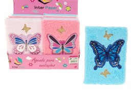 Notes (notatnik) pluszowy, motyl A5 krata Adar (620353) Adar