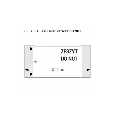 Okładka nuty [mm:] 150x431 Biurfol (OZB-34) Biurfol