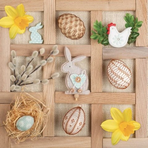 Serwetki wielkanoc mix papier [mm:] 330x330 Pol-mak (Sd GW) Pol-mak