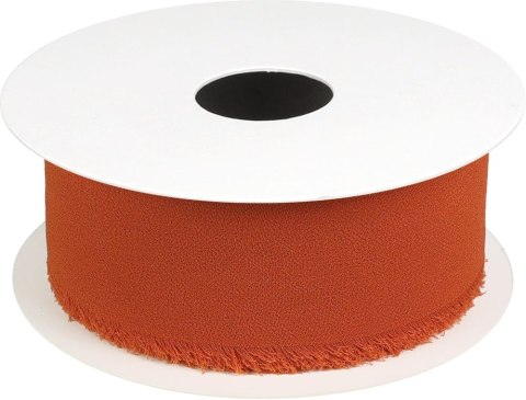 Wstążka Craft-Fun Series szyfonowa strzępiona 40x10 [mm x m] miedziana Titanum (WJ40-10-020) Titanum