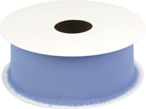 Wstążka Craft-Fun Series szyfonowa strzępiona 40x10 [mm x m] niebieski Titanum (WJ40-10-001) Titanum