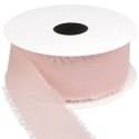 Wstążka Craft-Fun Series szyfonowa strzępiona 40x10 [mm x m] różowy jasny Titanum (WJ40-10-081J) Titanum
