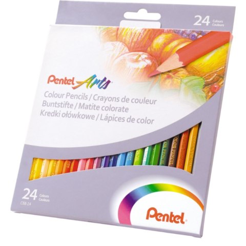 Zestaw pastele Pentel PTS15/BN15 pastele + długopis żelowy Pentel