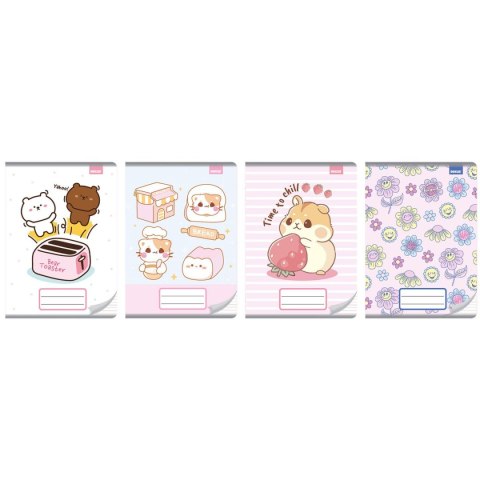 Zeszyt No name - dziewczynka A5 16k. linia kolor Beniamin Beniamin