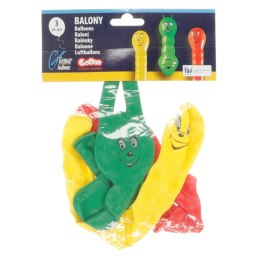 Balon gumowy PREMIUM DŻDŻOWNICE 3 szt mix Godan (GB/PG02) Godan
