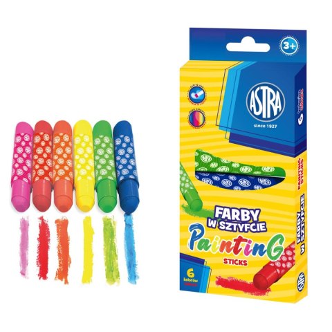 Farby plakatowe Jumbo kolor: mix 6 kolor. Astra Baby (320024001) Astra Baby