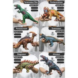 Figurka DINOZAUR GUMOWY Z GŁOSEM 6 WZORÓW Trifox (A-1109) Trifox