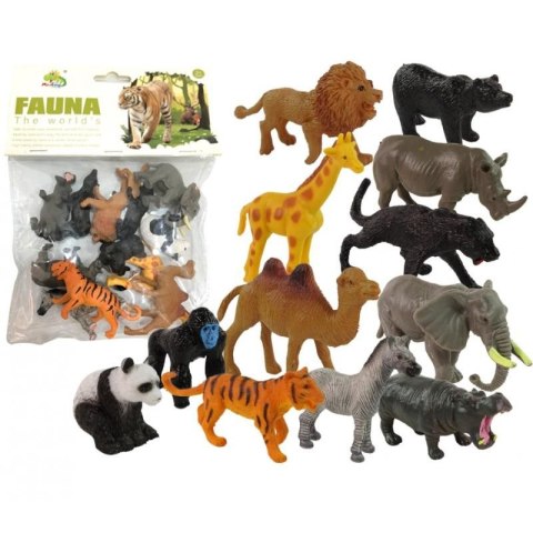 Figurka ZWIERZĘTA DZIKIE ZOO 12 SZTUK Trifox (A-0958) Trifox