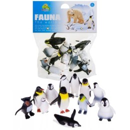 Figurka ZWIERZĘTA PINGWINY 12 SZTUK Trifox (A-0973) Trifox