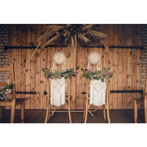 Gadżet Łapacz snów - Piórka, złamana biel, 30x94cm Partydeco (LAPS1) Partydeco