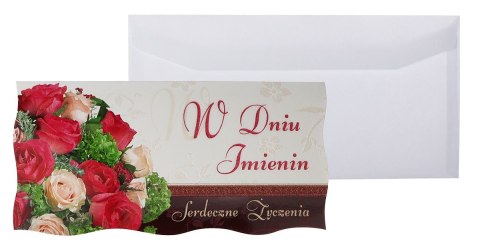 Kartka składana brokat bn DL Panorama (DL) Panorama