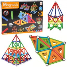Klocki magnetyczne 158 elementów Trifox (A-1030) Trifox