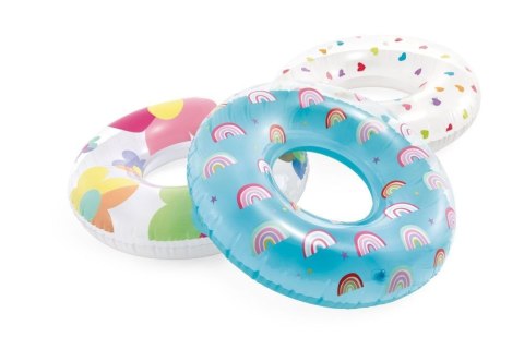 Koło do pływania wesołe 3 wzory, 81cm Trifox (X-024) Trifox