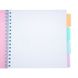 Kołozeszyt (kołonotatnik) pastel A4 200k. 80g krata Astrapap (107023003) Astrapap