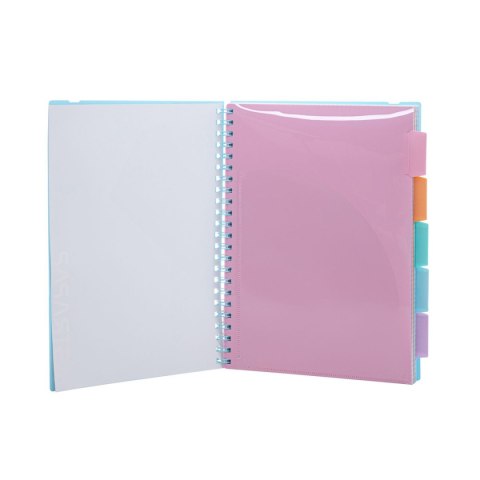 Kołozeszyt (kołonotatnik) pastel A4 200k. 80g krata Astrapap (107023003) Astrapap