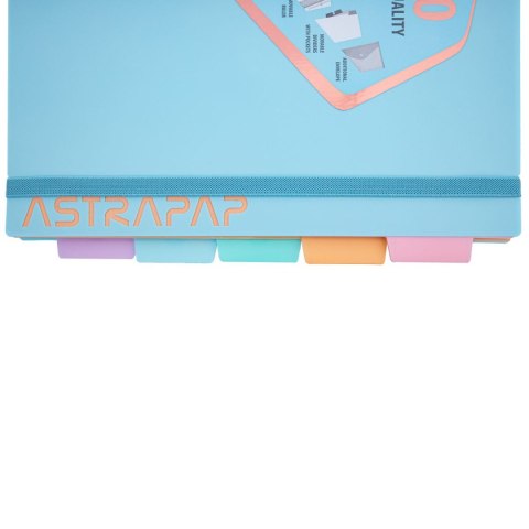 Kołozeszyt (kołonotatnik) pastel A4 200k. 80g krata Astrapap (107023003) Astrapap