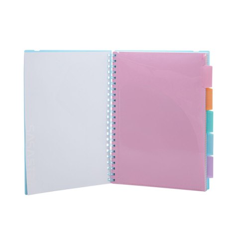 Kołozeszyt (kołonotatnik) pastel A4 200k. 80g krata Astrapap (107023003) Astrapap