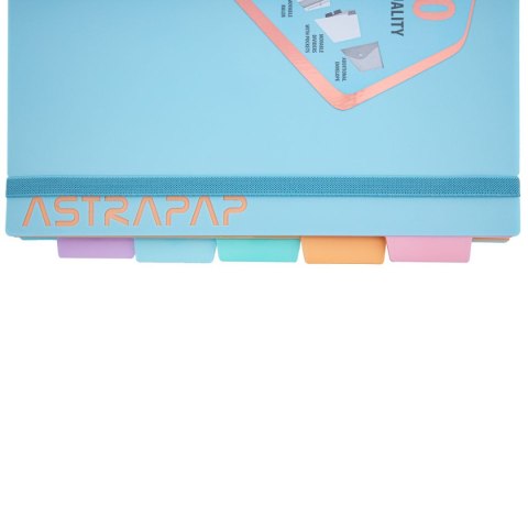 Kołozeszyt (kołonotatnik) pastel B5 200k. 80g krata Astrapap (107023002) Astrapap