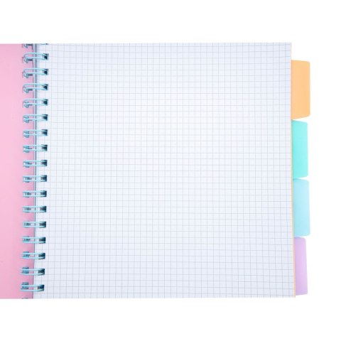 Kołozeszyt (kołonotatnik) pastel B5 200k. 80g krata Astrapap (107023002) Astrapap