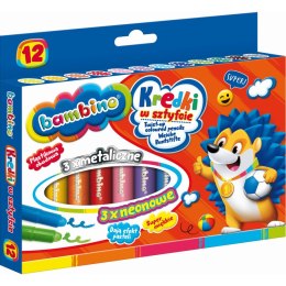 Kredki świecowe Bambino 12 k 12 kol. St.Majewski St.Majewski