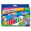 Kredki świecowe Bambino 12 k 12 kol. St.Majewski St.Majewski
