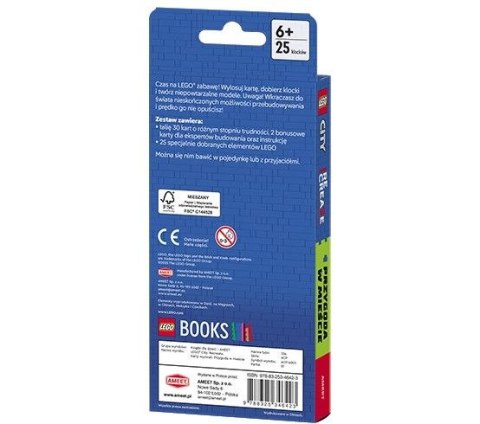 Książeczka edukacyjna LEGO® City. Recreate. Karty Wyzwań. Przygoda w mieście Ameet (ACP 6001) Ameet