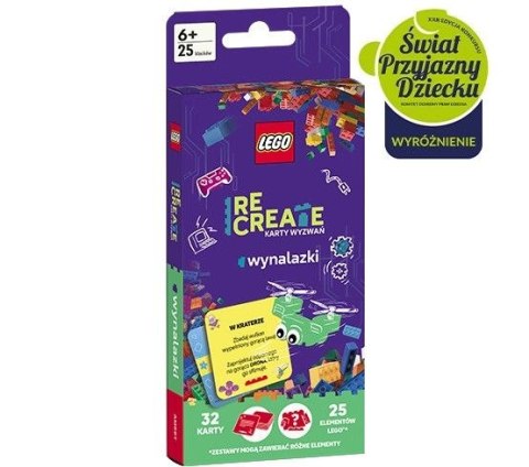 Książeczka edukacyjna LEGO® Recreate. Karty Wyzwań. Wynalazki Ameet (ACP 6608) Ameet