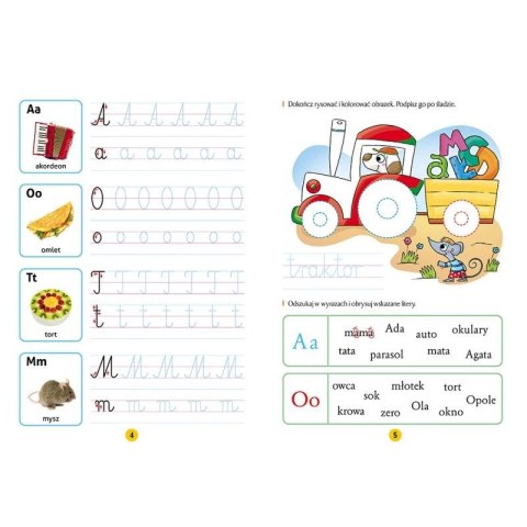 Książka dla dzieci Kolorowe literki i cyferki Aksjomat Aksjomat