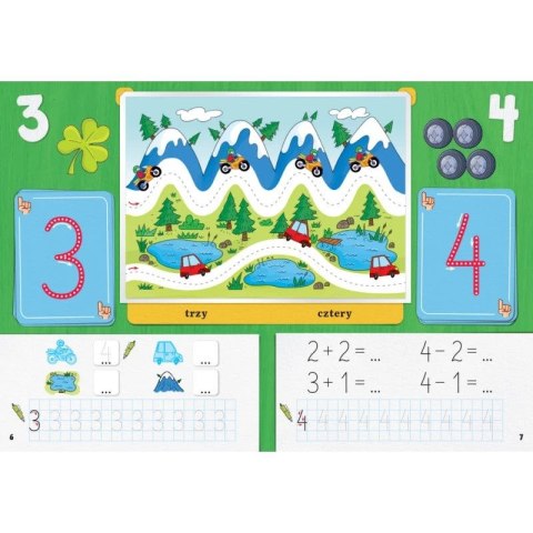 Książka dla dzieci Piszę cyferki i liczę Aksjomat Aksjomat