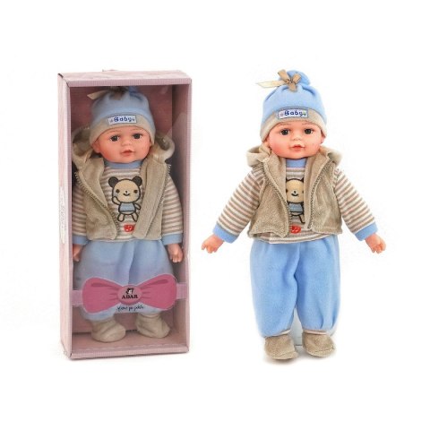 Lalka Bobas 35 cm z polskim dźwiękiem, BOX [mm:] 350 Adar (501331) Adar
